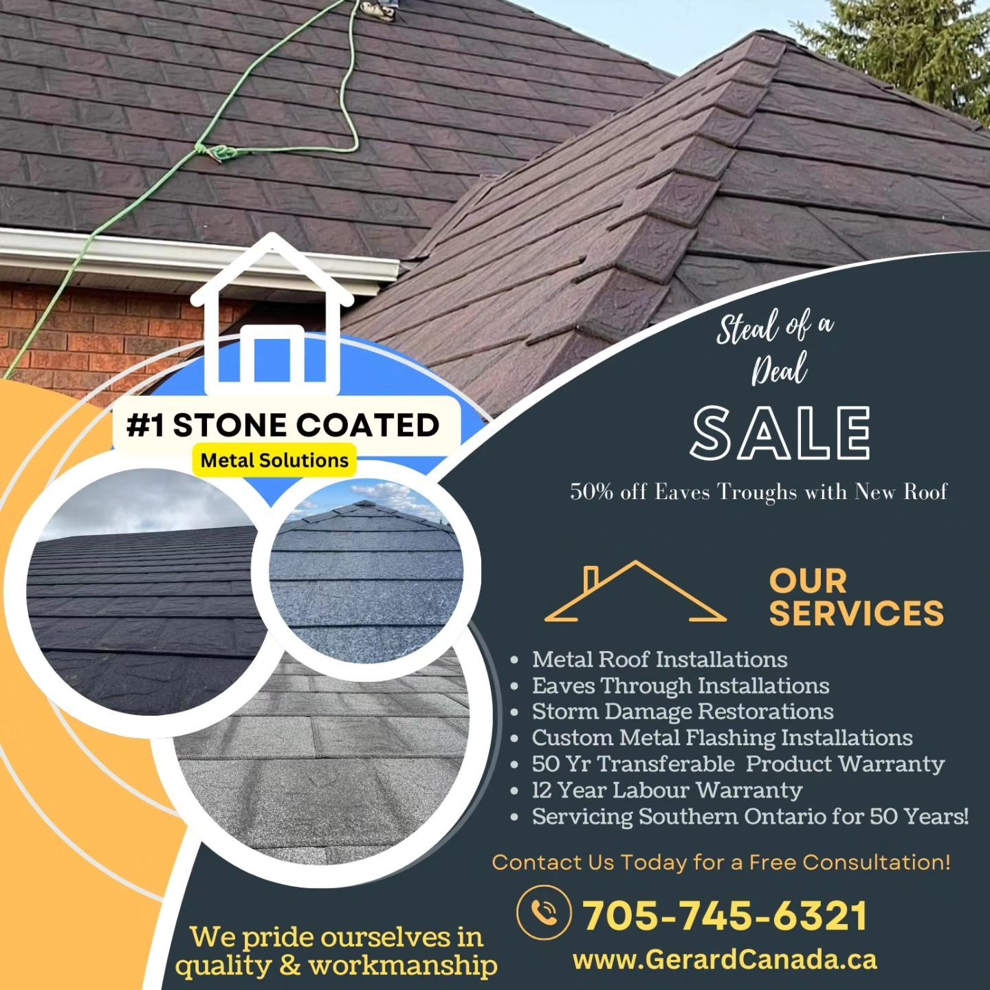 metal roof deal peterborough ontario - 50% off Eaves with new roofs